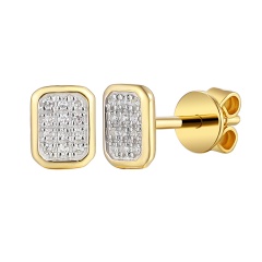 Kolczyki z diamentami (E96275 Y S)