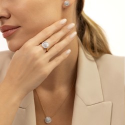 Kolczyki z diamentami (E95391 Y S) - zdjęcie: 4