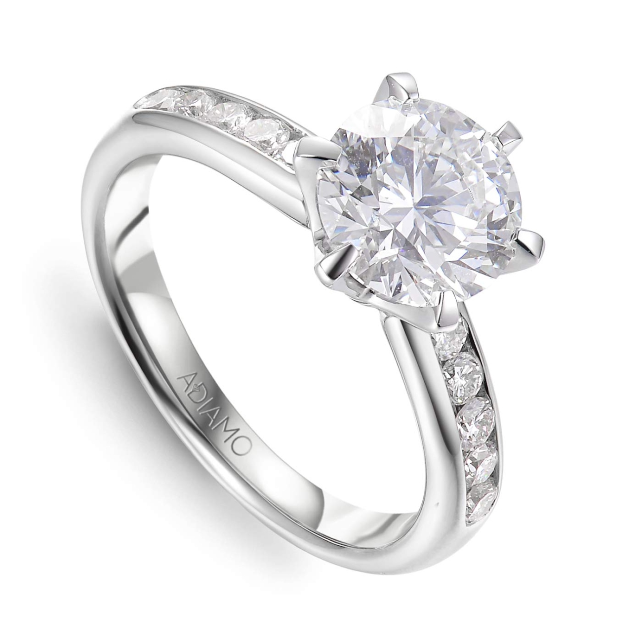 Pierścionek z diamentami laboratoryjnymi (R58831 2,05 W LGD)