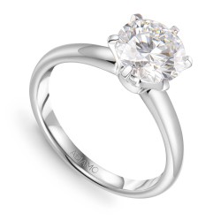 Pierścionek z diamentem laboratoryjnym (R58829 2,00ct W LGD) - zdjęcie: 2