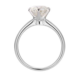 Pierścionek z diamentem laboratoryjnym (R58829 W LGD 2,00ct) - zdjęcie: 4