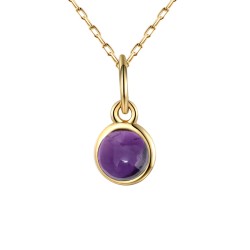 Zawieszka z ametystem (P75895 Y AM) - zdjęcie: 2
