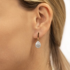 Kolczyki z diamentami (E95392 Y A)