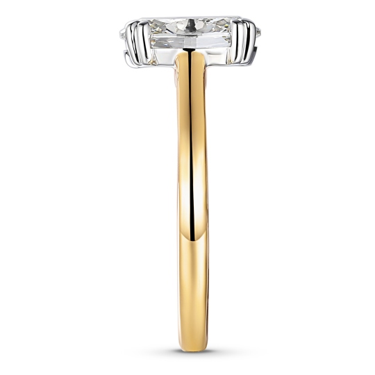 Pierścionek z diamentem laboratoryjnym (R96118 YW LGD 2,00ct)