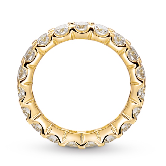 Pierscionek obrączkowy z diamentami laboratoryjnymi (R66280 Y LGD)