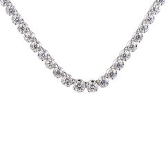 Kolia z diamentami laboratoryjnymi