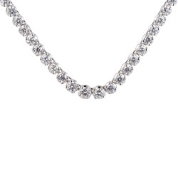 Kolia z diamentami laboratoryjnymi - zdjęcie: 2