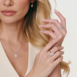 Naszyjnik z diamentami (N11877 Y) - zdjęcie: 5