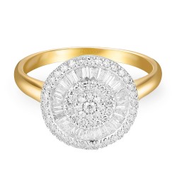 Pierścionek z diamentami (R95391 Y) - zdjęcie: 4