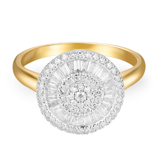 Pierścionek z diamentami (R95391 Y)