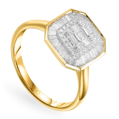Pierścionek z diamentami (R95522 Y)