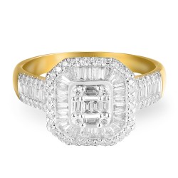 Pierścionek z diamentami (R95519 Y): 10 - zdjęcie: 4