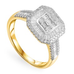 Pierścionek z diamentami (R95519 Y)
