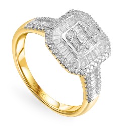 Pierścionek z diamentami (R95519 Y): 10 - zdjęcie: 2