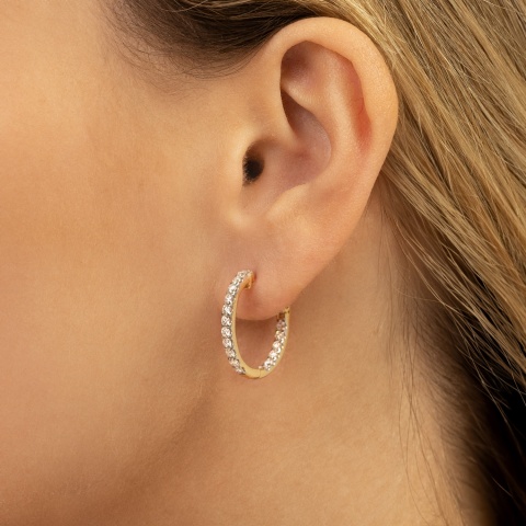 Kolczyki z diamentami (E80088 Y A M)