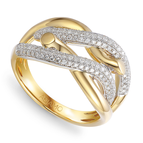 Pierścionek z diamentami (R95432 Y)