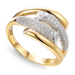 Pierścionek z diamentami (R95435 Y): 15 - zdjęcie: 2