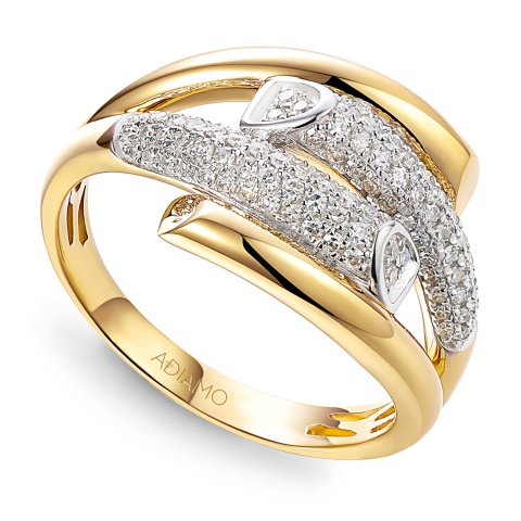 Pierścionek z diamentami (R95435 Y)