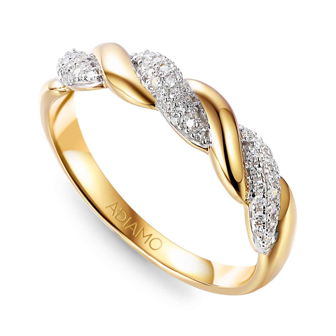 Pierścionek z diamentami (R95727 Y): 10