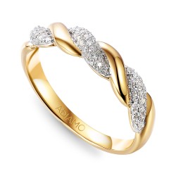 Pierścionek z diamentami (R95727 Y) : 13 - zdjęcie: 2