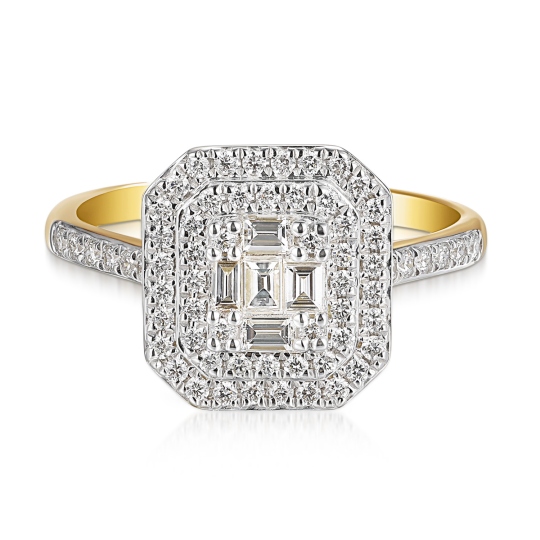 Pierścionek z diamentami (R85660 Y): 10