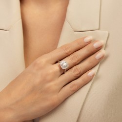 Pierścionek z diamentami (R85660 Y): 10 - zdjęcie: 3