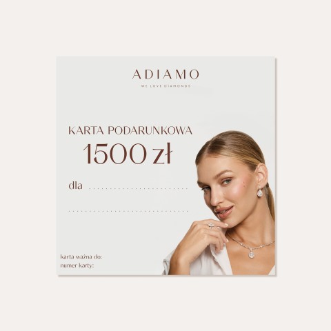Karta podarunkowa - 1500 zł