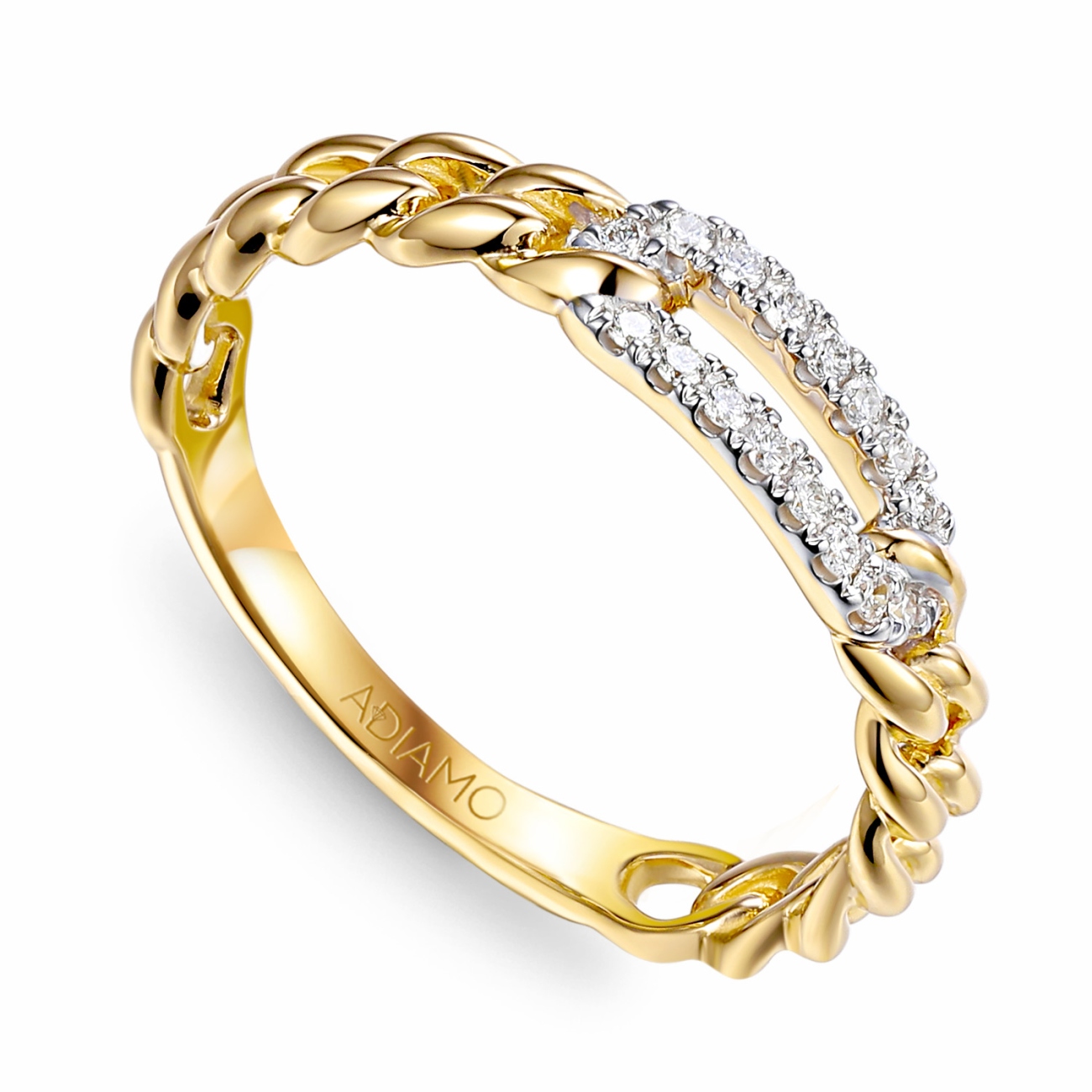 Pierścionek z diamentami (R96964 Y): 12