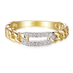 Pierścionek z diamentami (R96964 Y)