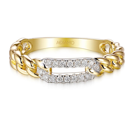 Pierścionek z diamentami (R96964 Y): 10