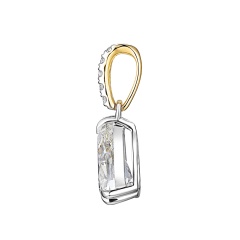 Zawieszka z diamentami laboratoryjnymi (P96122 0,50ct YW LGD)