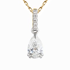 Zawieszka z diamentami laboratoryjnymi (P96122 1,00ct YW LGD)