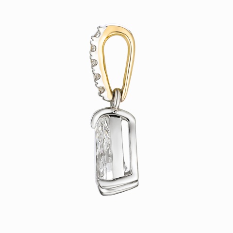 Zawieszka z diamentami laboratoryjnymi