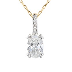 Zawieszka z diamentami laboratoryjnymi - zdjęcie: 2