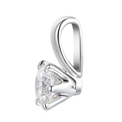 Zawieszka z diamentem laboratoryjnym (P58829 0,53ct W LGD)