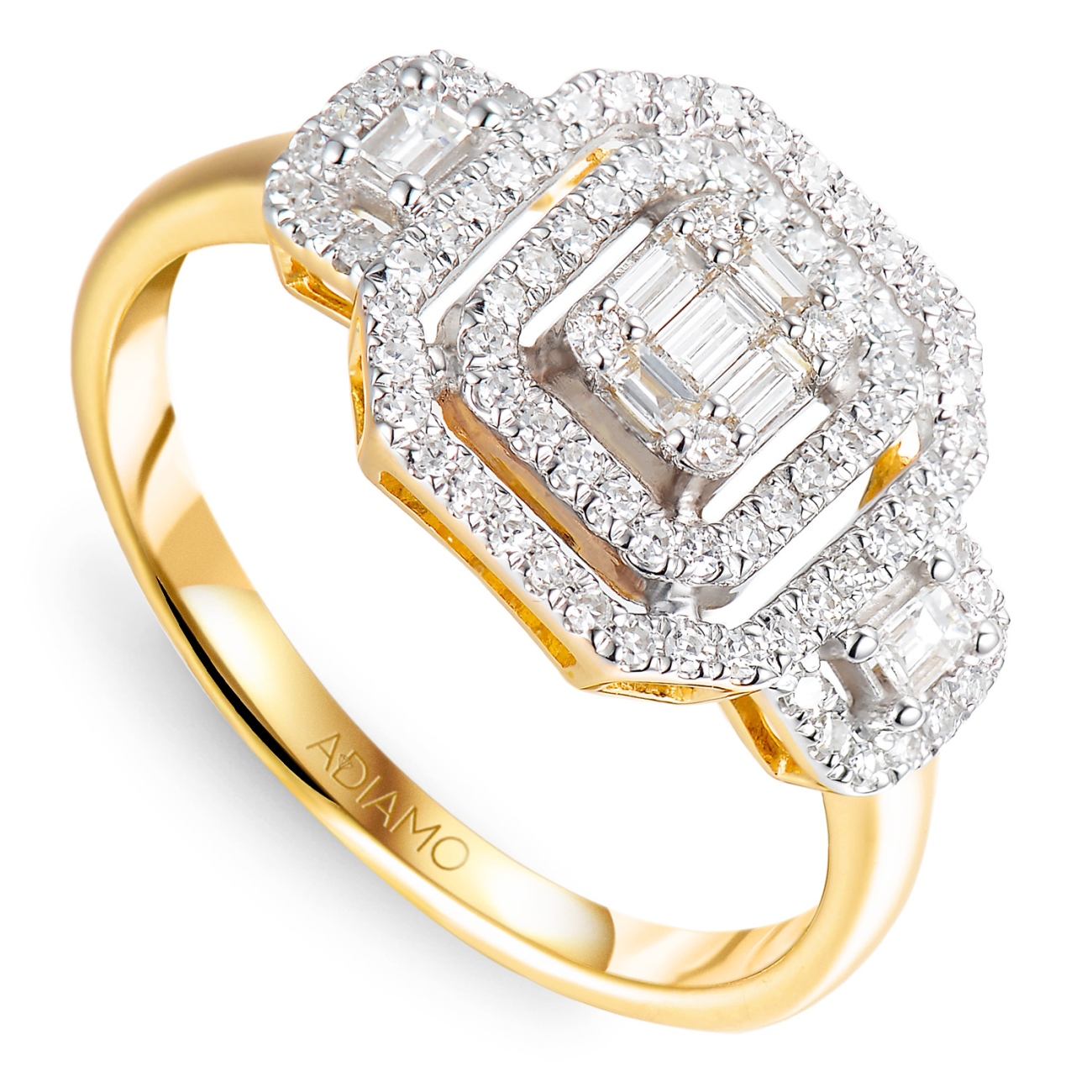 Pierścionek z diamentami (R98004 Y): 15