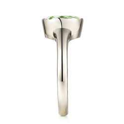 Sygnet złoty z perydotem (R97689 W PT): 18 - zdjęcie: 5