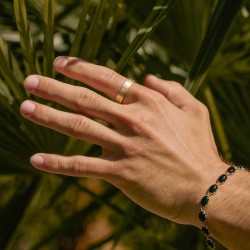 Pierścionek obrączkowy z diamentami (R97686 Y): 23 - zdjęcie: 3