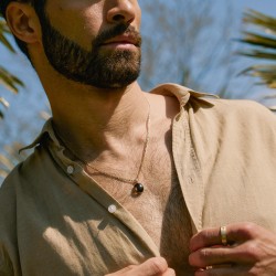 Zawieszka z kwarcem dymnym (P97688 Y SQ) - zdjęcie: 4