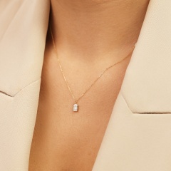 Naszyjnik z diamentami (N11777 Y)