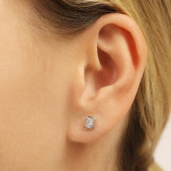 Kolczyki z diamentami (E96275 Y S) - zdjęcie: 3