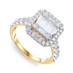 Pierścionek z diamentami (R56730 Y)