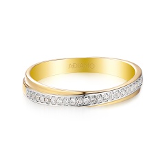 Pierścionek z diamentami (R92395 Y)