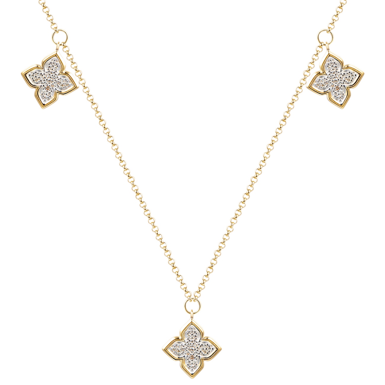 Naszyjnik z diamentami (N12240 Y G)