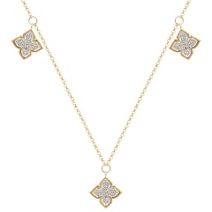 Naszyjnik z diamentami (N12240 Y G)