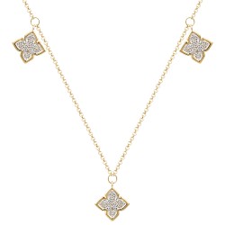 Naszyjnik z diamentami (N12240 Y G) - zdjęcie: 2