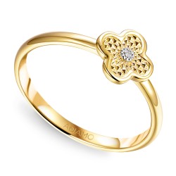 Pierścionek z diamentem (R98896 Y 0,01ct): 10 - zdjęcie: 2