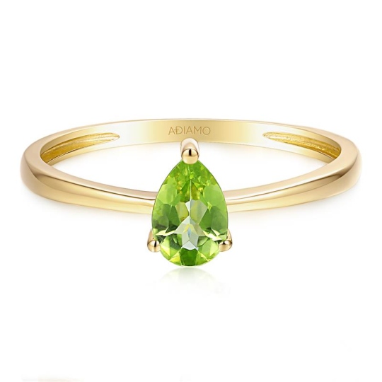 Pierścionek z perydotem (R43737 Y PT): 10