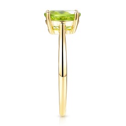 Pierścionek z perydotem (R43062 Y PT): 14 - zdjęcie: 4