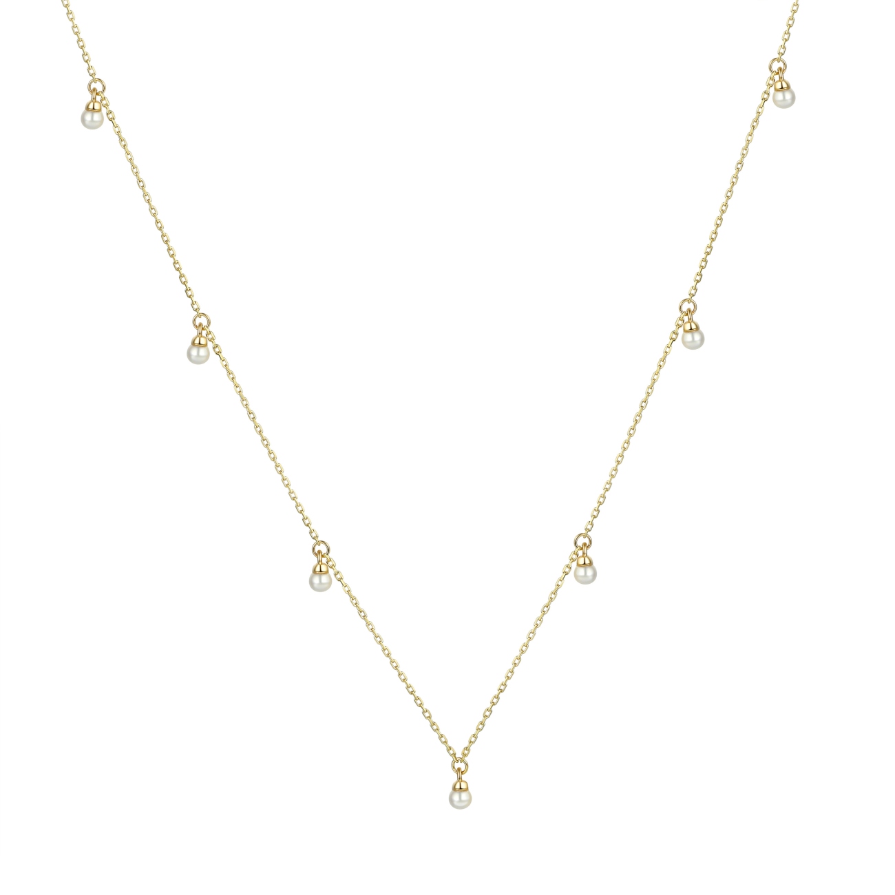 Naszyjnik z perłami (N09732 Y PL)